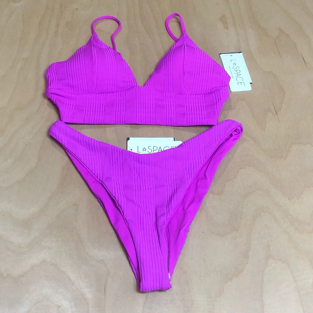 NWT L*Space Swimwear Bikini Set Size M.